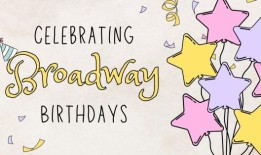 庆祝百老汇四月生日的海报