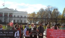 美国人权倡导者发起绝食抗议，要求以色列和哈马斯停火