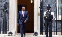 新任外交大臣大卫·拉米表示，英国在以色列和加沙问题上寻求平衡立场