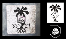 这个非官方的纳粹灵感的绿色贝雷帽标志的第三组根源