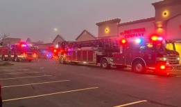 消防人员对尤金涉嫌纵火作出反应，嫌疑人被捕