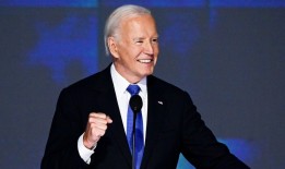 拜登在民主党全国代表大会上献上了对哈里斯的颂歌