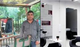 德里一名男子支持路边理发店，而不是大型沙龙，人们对此意见不一